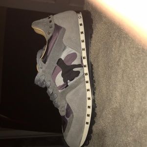 Valentino Rockstud Camouflage Trainers